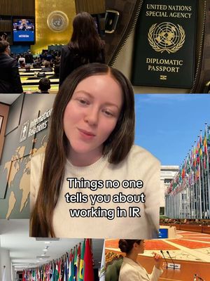 4 things you should know before working in IR 🌍 #internationalrelations #career #graduates #internships 