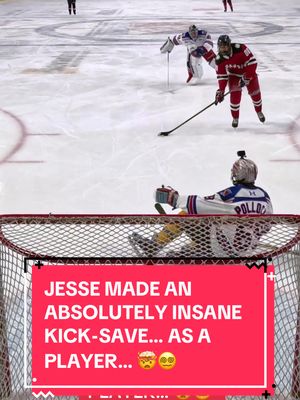 HOW DID HE MAKE THAT SAVE?!?! 🤯🫨 We traded @Jesse Pollock to the @Kitchener Rangers … Full video on our #YouTube channel 👀 #hockey #NHL #trade #canada 