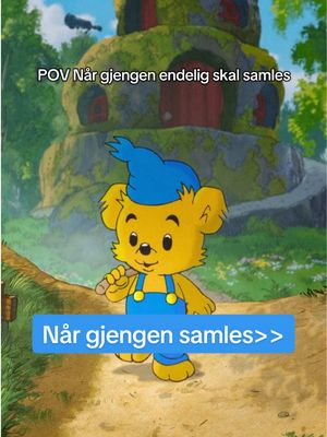 Den ene dagen alle kan!😍 #venner #piknik #bamse #primevideo 