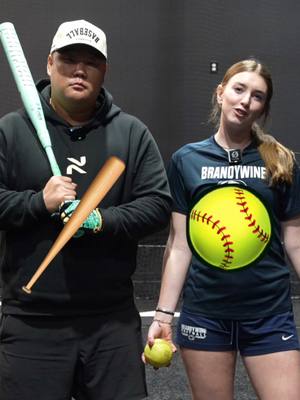 Can I hit a Home Run vs Softball pitcher? #baseball #softball #fypシ 