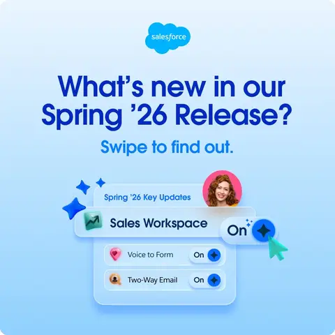 💐 Spring '26 #SalesforceRelease at the link in bio