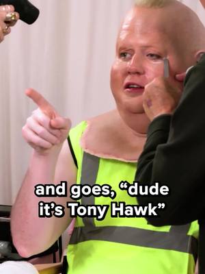 Dude, it's Tony Hawk 👶 ➡️ Go to Dropout.tv to watch behind-the-scenes of Brennan & Jacob's makeover! #veryimportantpeople #dropout #brennanleemulligan #jacobwysocki #tonyhawk