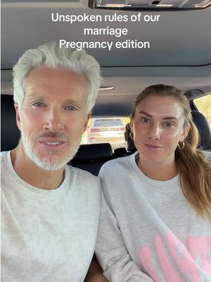 What unspoken rules did you have during your pregnancy? Proud of you @emilystomatuk - 31 weeks and crushing it 🫶🏻 #couple #pregnant #agegapcouple #agegap #marriage 