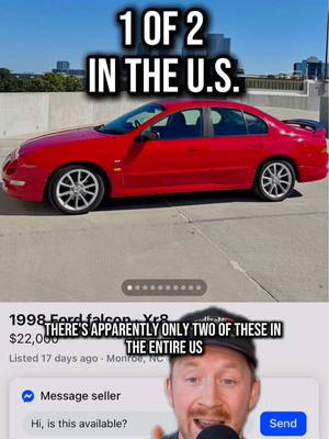 This thing is so cool  Checkout this 1998 Ford Falcon XR8 that’s listed  #cars #carsoftiktok #cartok 