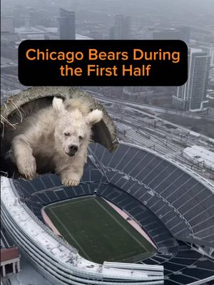 First half: Bears. Second half: BEARS. Cardiac Bears for a reason 🫀🐻 #cardiacbears #DaBears #ChicagoBears #NFLReels #BearsNation