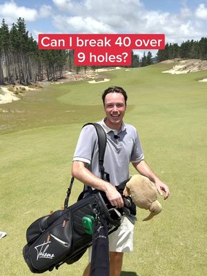 Can I break 40 over 9 holes at the arai links #18pars #golf #golfswing #golfuk 