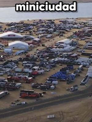 La ciudad móvil del Dakar!  #dakar #bivouac #campamentos 