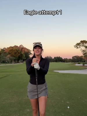Can I make an eagle on camera :) #golf #glfer #golftiktok