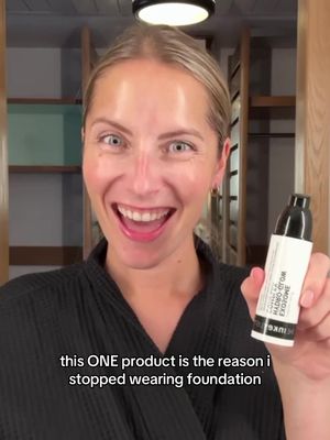 @Colette Laxton’s secret to not wearing foundation ✨ #theinkeylist #exosomes #exosomeserum #glassskin 