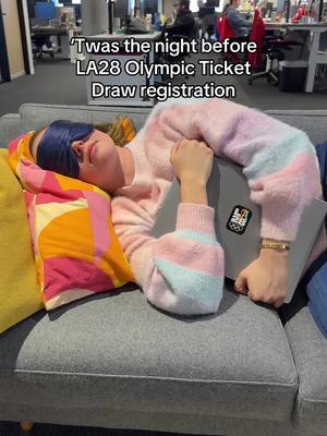 TOMORROW'S THE DAY AND WE CAN'T WAIT!!! Registration for the ticket draw* for LA28 Olympic Games tickets opens tomorrow! Get a good night's sleep and get ready to register. 💻 🎟️ *NO PURCHASE OR PAYMENT REQUIRED. RESTRICTIONS APPLY. TERMS SUBJECT TO CHANGE. VISIT LA28.ORG ON OR AFTER 1/14/26 FOR OFFICIAL TERMS. @Olympics @NBC Olympics & Paralympics 