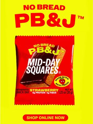 No Bread PB&J is finally here! Order yours now at middaysquares.com