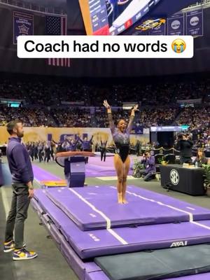 Her expression after she realized she stuck it 🙌  #gymnastics #collegesports #womenssports  (via _kaliyalincoln/IG) 