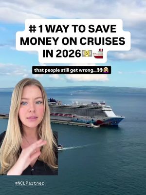 🚨 This is the # 1 no-brainer way to save money on cruises in 2026- and it’s something many travelers still get wrong🚢 #NCLPartner #ad Timing is everything when booking a cruise. The best prices typically drop during major holiday promotional windows, and booking outside of those sales can mean paying significantly more for the exact same itinerary. That’s why you’ll want to send this to your travel buddy right now-  because @Norwegian Cruise Line has just launched a limited-time holiday sale to celebrate the New Year and 2026. 🎉 Deal details include: • 50% off cruises • Up to $1,000 in on-board credits (perfect for spa treatments and excursions ✨) 💬 Head to the link in my bio to access the sale details so you can explore your options and book-  and follow me for more Norwegian Cruise Line deals and cruise booking tips like this in the future! #cruisehack #cruisedeal #nclsale 