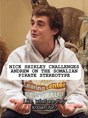 #NickShirley challenges Andrew on the Somalian pirate stereotype #channel5 