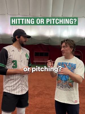 What’s harder, hitting or pitching? #bigleaguewiffle 