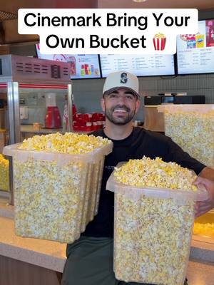 Cinemark Theatres Bring Your Own Popcorn Bucket (Up to 400oz) 🍿 #cinemark 