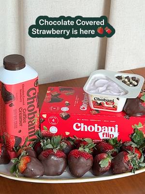 Your favorite flavor just got better for a limited time 🍓🍫   Enjoy new Chocolate Covered Strawberry Coffee Creamer and Flip® Chocolate Covered Strawberry yogurt, now available in a 4-Pack. On shelves thru March, so pick these up before they’re gone.