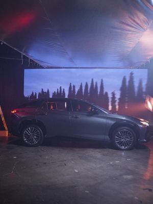 Humming in harmony with @Claire Boyer and the all-electric #LexusRZ.