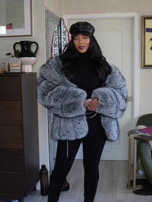 Proof that the coat IS the moment especially when it’s @Naked Wardrobe 