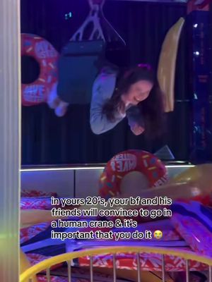 Step out of your comfort zone and into a flying sling. It's important.  TikTok: @analysemaria