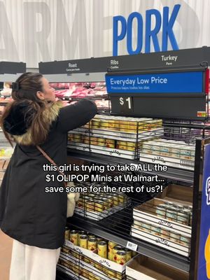 I guess you better hurry up?? This girl’s clearing out the $1 Minis at @Walmart 