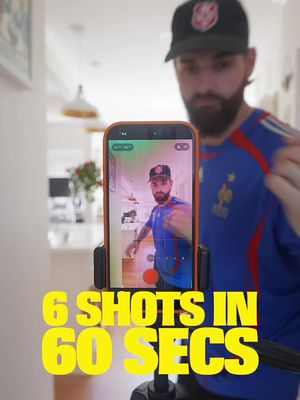 6 shots in 60 seconds 