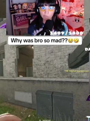 Bro was so mad 😂 @ohokieamara #callofduty #cod #bo7 #warzone #gaming #fypシ