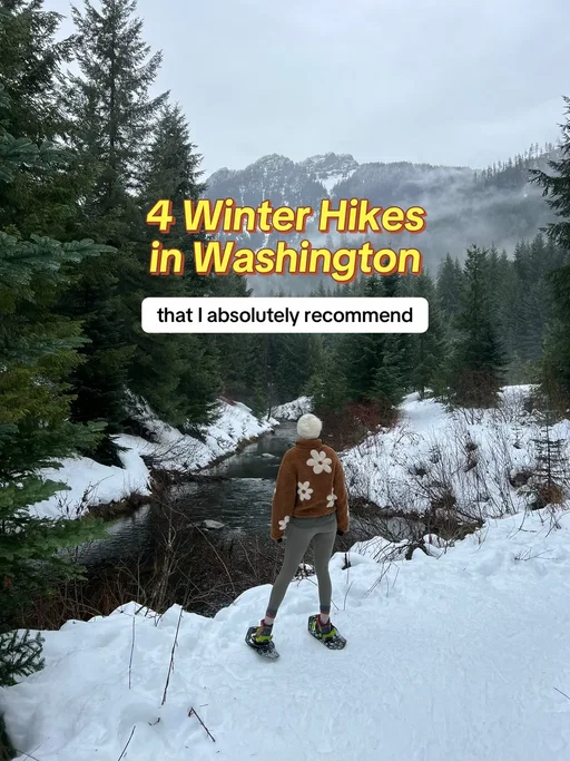 ____ Best hikes near Seattle, Seattle winter hikes, Washington snowshoeing, winter in Seattle 