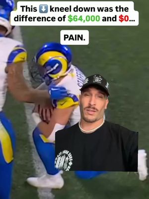 The hall of pain has a new parlay being inducted into it, because a Matthew stafford kneel down to end the game, was the difference in $64,000 and $0… 🤒 One question, why even add the Stafford O 0.5 a rushing yard!? 😩 (via IG/shivalkd) @Vinny B  #fyp #foryoupage #sports #bet #bets #parlay #pain #money #lose #wow #storytime #nfl #rams 