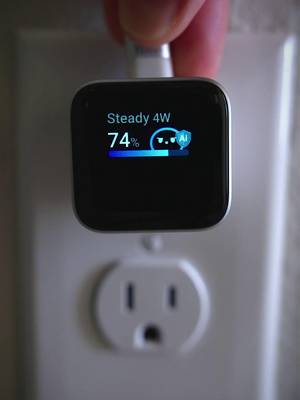 Your charger just got smarter. Tiny. Interactive. Instantly recognizes your iPhone. This changes everything. Sign up for early bird deals: link in bio. #ankersmartdisplaycharger
