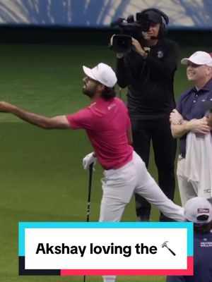 Now THAT’S a Hammer throw 🔨 #TGL #golf #akshaybhatia 