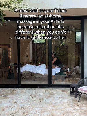 One highlight from my #tulum trip. Massage was a 10/10 💆🏾‍♀️  #tulummexico #traveltiktok #travel 