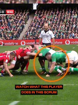 Peter O’Mahony is always there to help his prop 💪 #sixnationsrugby #guinnessm6n #rugbytok #rugby #irishrugby