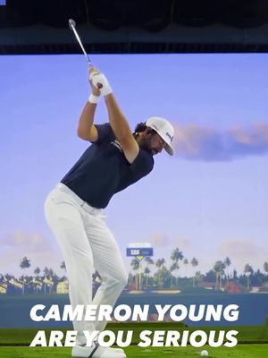 Cameron Young is a stick.@TGL 