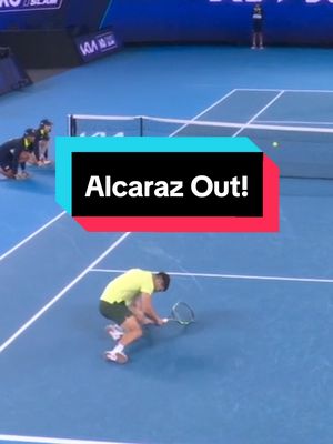 The drop shot abandons him when he needs it most 😭 at the 1 Point Slam driven by @Kia Worldwide #AusOpen #AO26 
