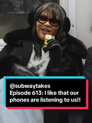 Episode 613: I like that our phones are listening to us!! Ft. Caroline Montesquieu  #podcast #hottakes #subwaytakes #interview #nyc