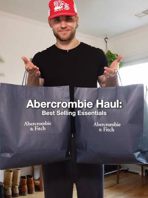 Buy these top essentials from Abercrombie⬇️ Here’s a list of the most popular and best-selling essential items from @abercrombie  - Baggy Jean ($90) - more like a relaxed straight leg fit, the most versatile fit of jeans - Rollback Sweater ($90) - iconic look, nice detail on a classic fitting sweater - 3 Button Collared Sweater ($80) - button details, structured collar, big time recommend  - Classic Essential Tee ($25) - standard length, snug thru chest & arms, loose thru the waist  - Premium Heavyweight Henley ($50) - heavyweight, oversized look, super versatile  - Cropped Full-Zip Hoodie ($80) - chopped at the perfect length, not too short. Love the body structured fit, insanely soft interior. - Open-Hem Baggy Sweatpants ($70) - every guy needs a pair of open hem baggy sweats, these are them. 🏷️: men’s Abercrombie - Abercrombie haul #abercrombie #haul #shoppinghaul #mensfashion 