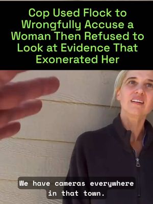 A police officer in Colorado used evidence from Flock cameras to wrongfully accuse an innocent woman for package theft, then yelled at her on the phone when she told him she had evidence that exonerated her, according to body camera footage obtained by 404 Media. The nightmare situation happened in September in Columbine Valley, Colorado and was first reported by The Colorado Sun, which obtained Ring camera footage from the woman, Chrisanna Elser, that showed an initial interaction with Sergeant Jamie Milliman at her home. 404 Media has obtained body camera footage of that interaction as well as footage from a phone call Milliman made to Elser after he gave her a court summons. The incident highlights not only the extreme extent to which America’s cities and towns are surveilled, but also the fact that police believe this surveillance evidence, which in this case was used to wrongfully summons Elser to court, is infallible and bulletproof. It also shows that anyone can be caught in America’s surveillance dragnet; there is no safety in the idea that you have nothing to worry about if you have nothing to hide. @Jason Koebler reports. Head to 404media.co for the full story.