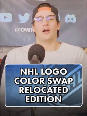NHL COLOR SWAP RELOCATED EDITION #hockey #NHL #nhlhockey 