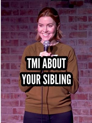 It was a long rest of the show for those two lol. The new tour starts this week!! #Siblings  #standupcomedy #TMI #funny 