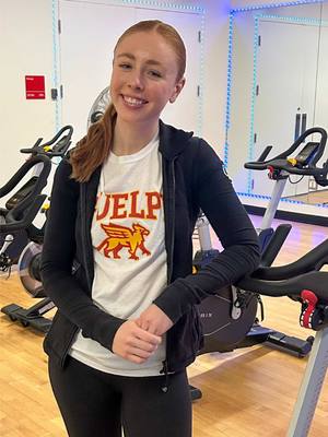 Interested in earning a fitness certification and working on campus? Taylor shares how becoming a cycle instructor has been a crucial part of her student experience, helping her get more involved in the campus community. Gryphon Fitness and Recreation offers many certifications, explore which ones are coming up soon by visiting the link in our bio! 🔗 @Taylor Savage | @Guelph Gryphons | #UofG #UofGuelph #Guelph