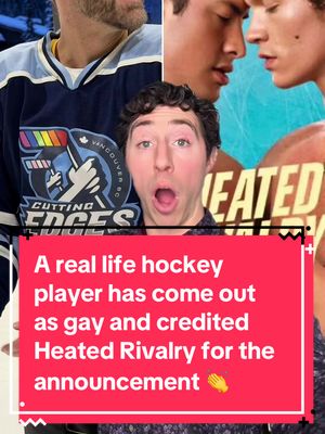 Heated Rivalry has had an incredible impact on the world 👏. Way to go, Jesse‼️  (Via: Jesse Kortuem/FB , Out.com) #hockey #heatedrivalry #gay #comingoutstory 