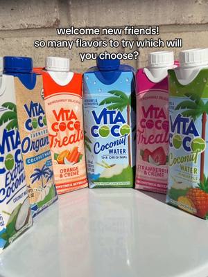 Which flavor will you try first? 👀 Jingle : @Romeo  Remix: @tiedyelasagna  #vitacoco #fyp #coconutwater #jingle #vitacocotreats 