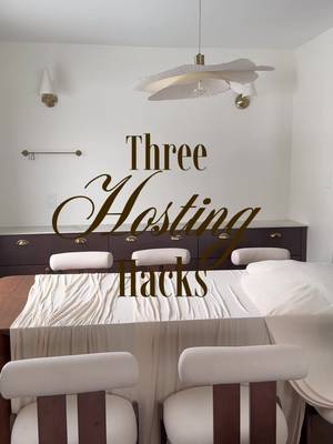 Hosting hack for your next dinner party!  #hostinghack #hostingtips #hosting 