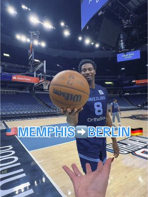 From the 〽️ to Berlin 🇩🇪 #memphisgrizzlies #NBA 