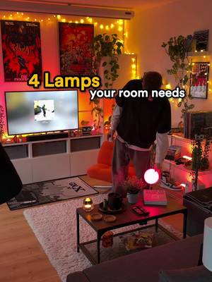 4 lighting upgrades that instantly change your room #roominspo #apartment #roomdesign #homelighting 