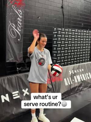HOW TO SERVE LIKE A ✨LEGEND✨ ft. Wisco commit Isabelle Hoppe #volleyball #volleyballtiktok #volleyballplayer #volleyballtips 