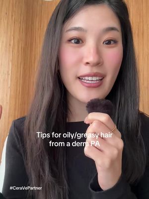 I used to be so self conscious about my hair looking oily but these tips have really helped!  @CeraVe  #ceravepartner #haircare #oilyhair #greasyhair #HairCareTips