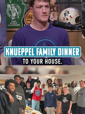 Kon Knueppel talks about bringing all of his Hornets teammates over to his house for dinner. #NBA #nbabasketball #konknueppel #rookie #hornets #fyp