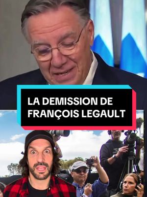 TOUT sur la démission de FRANÇOIS LEGAULT!! 😳 #pourtoi #humour #mdr #quebec #mtl 